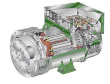 颍泉发电机内部结构图